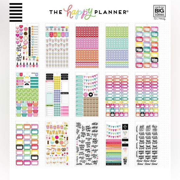 The Happy Planner “Planner Basics” Sticker Book - Picture 5 of 7